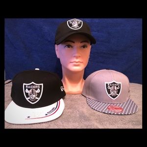 Oakland raider hats